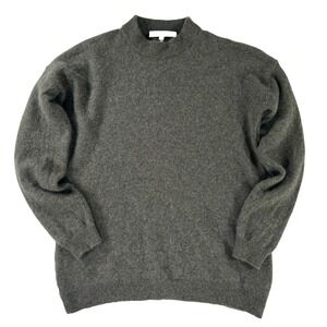 NAKEDCASHMERE Womens  Olive Cashmere Crewneck Pullover Sweater XS